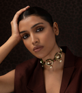 HAMSIKA RED KUNDAN CHOKER SET