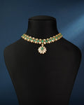 Maliha Polki And Diamond Necklace