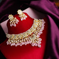 Mayuri Necklace And Aakansha Tops Polki Set