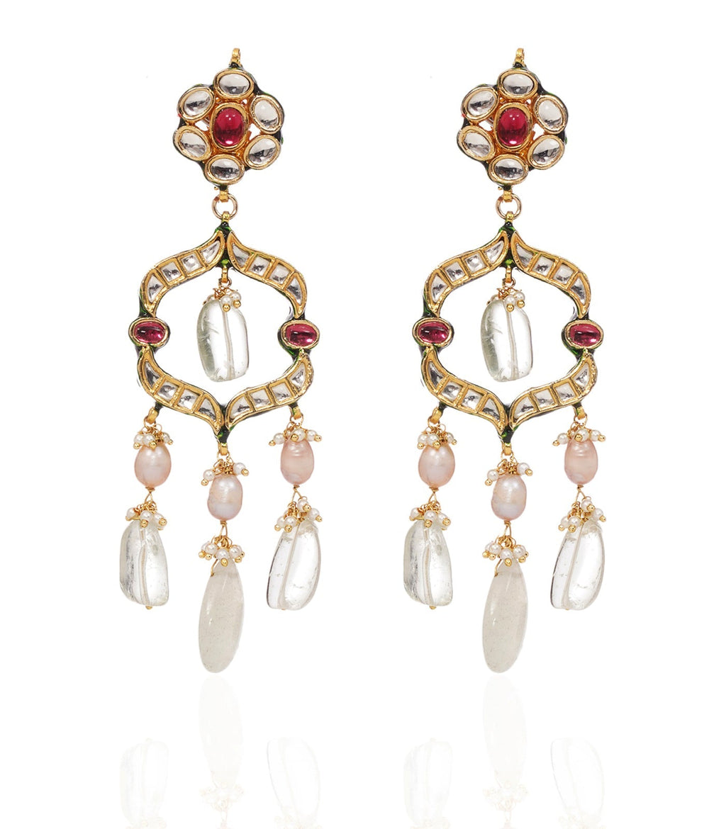 HAMSIKA RED KUNDAN CHOKER SET