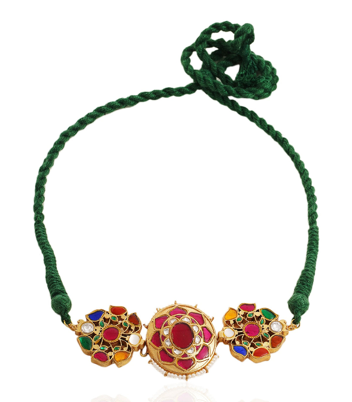 SHRAVYA NAVRATAN KUNDAN CHOKER SET