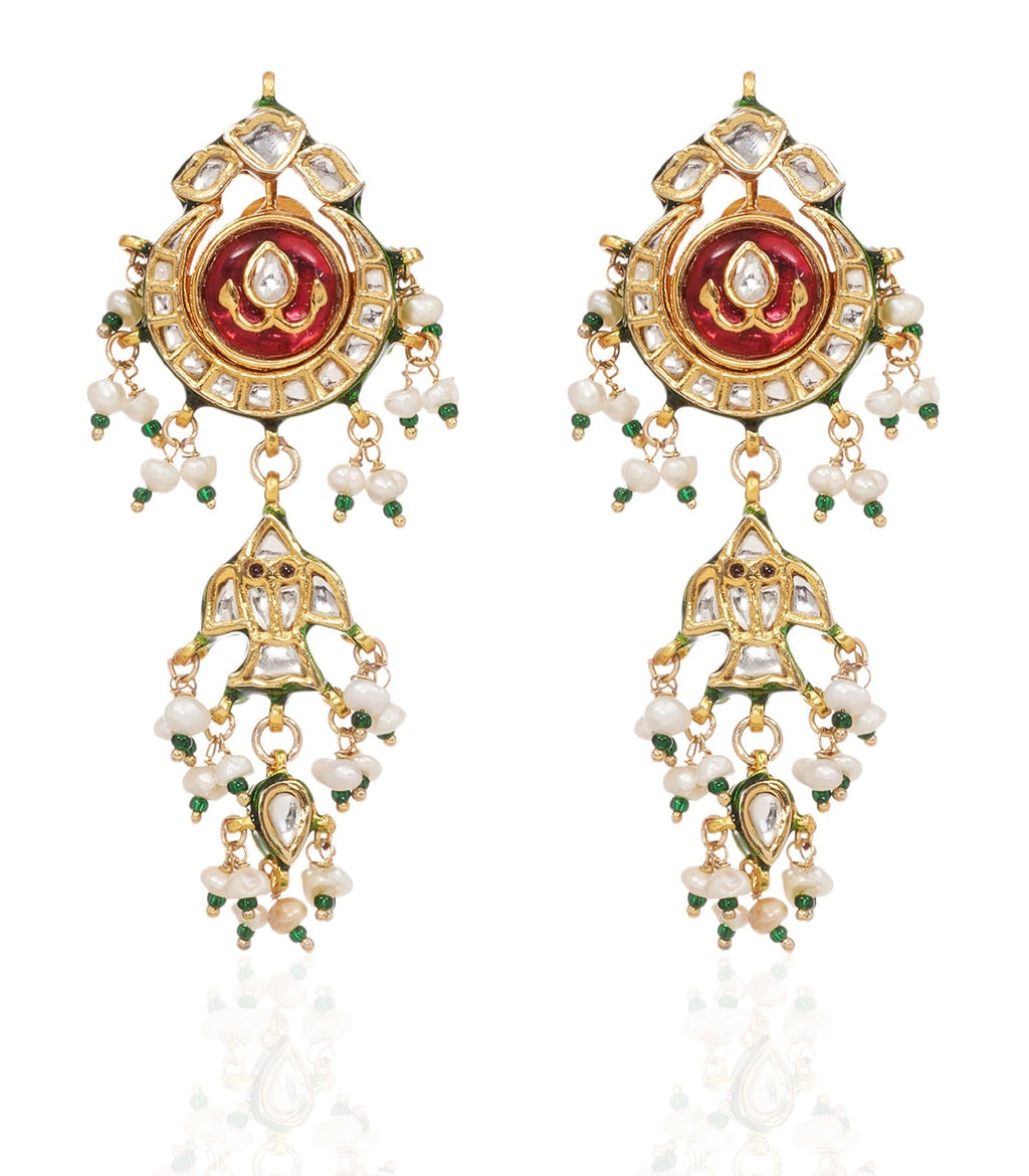HARIKA RED KUNDAN CHOKER SET
