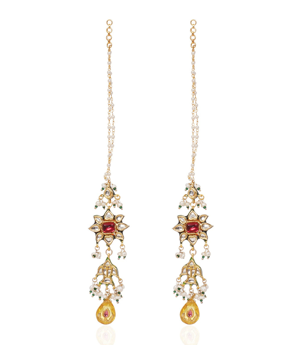 NITARA GREEN KUNDAN CHOKER SET