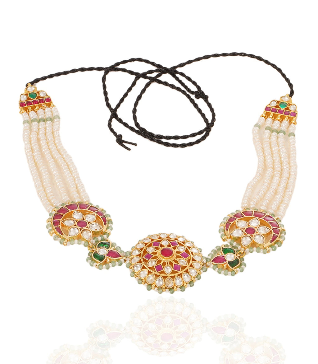 AASHIMA RED KUNDAN CHOKER