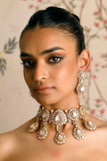 Inara White Polki Choker Set