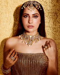 Kusha Kapila - Shiza Jadau Polki And Diamond Necklace