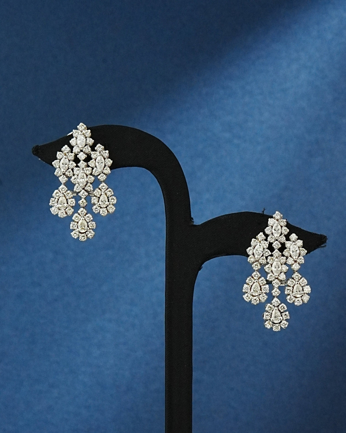 Mohna Diamond Long Earrings