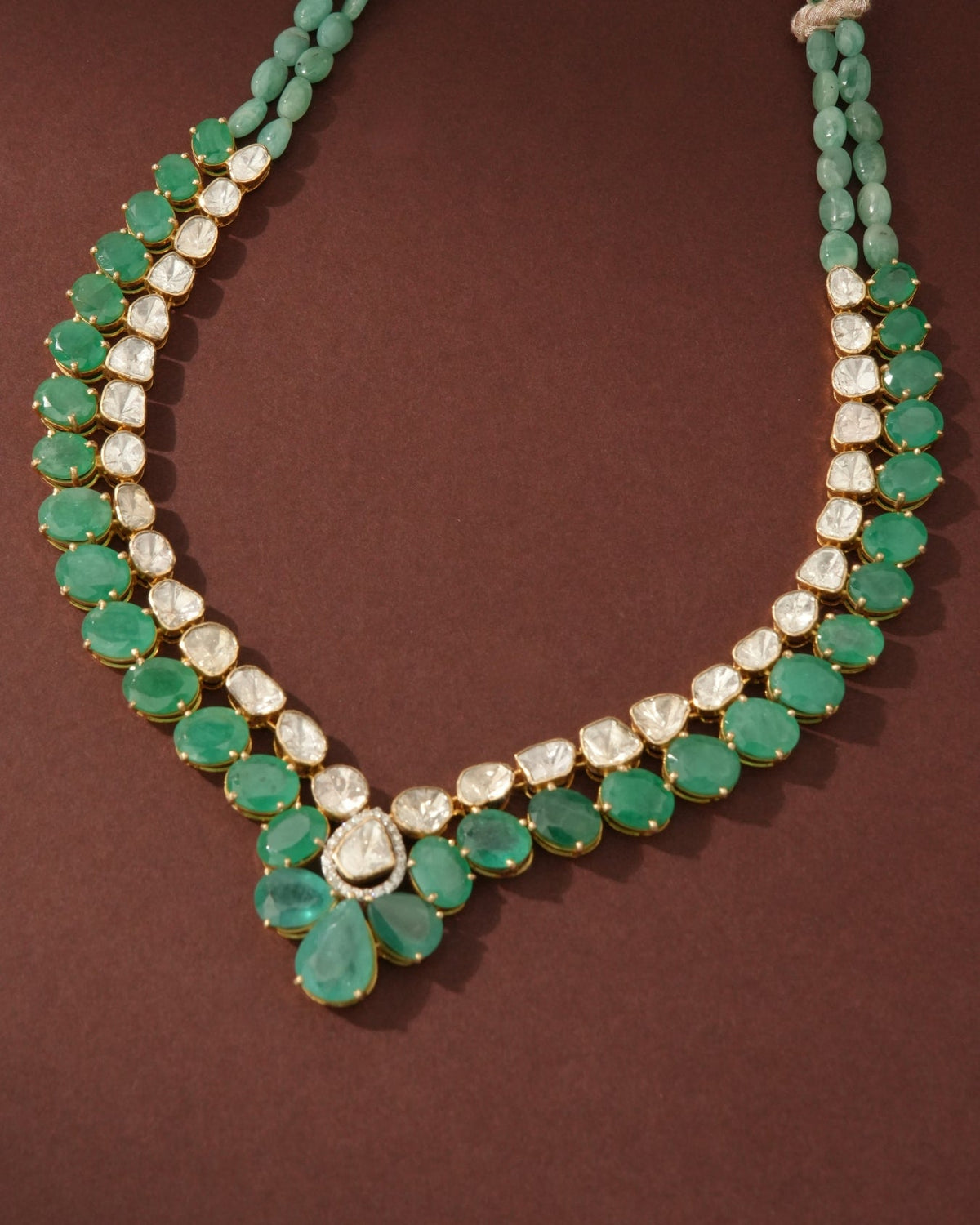 Soumya Polki And Diamond Necklace