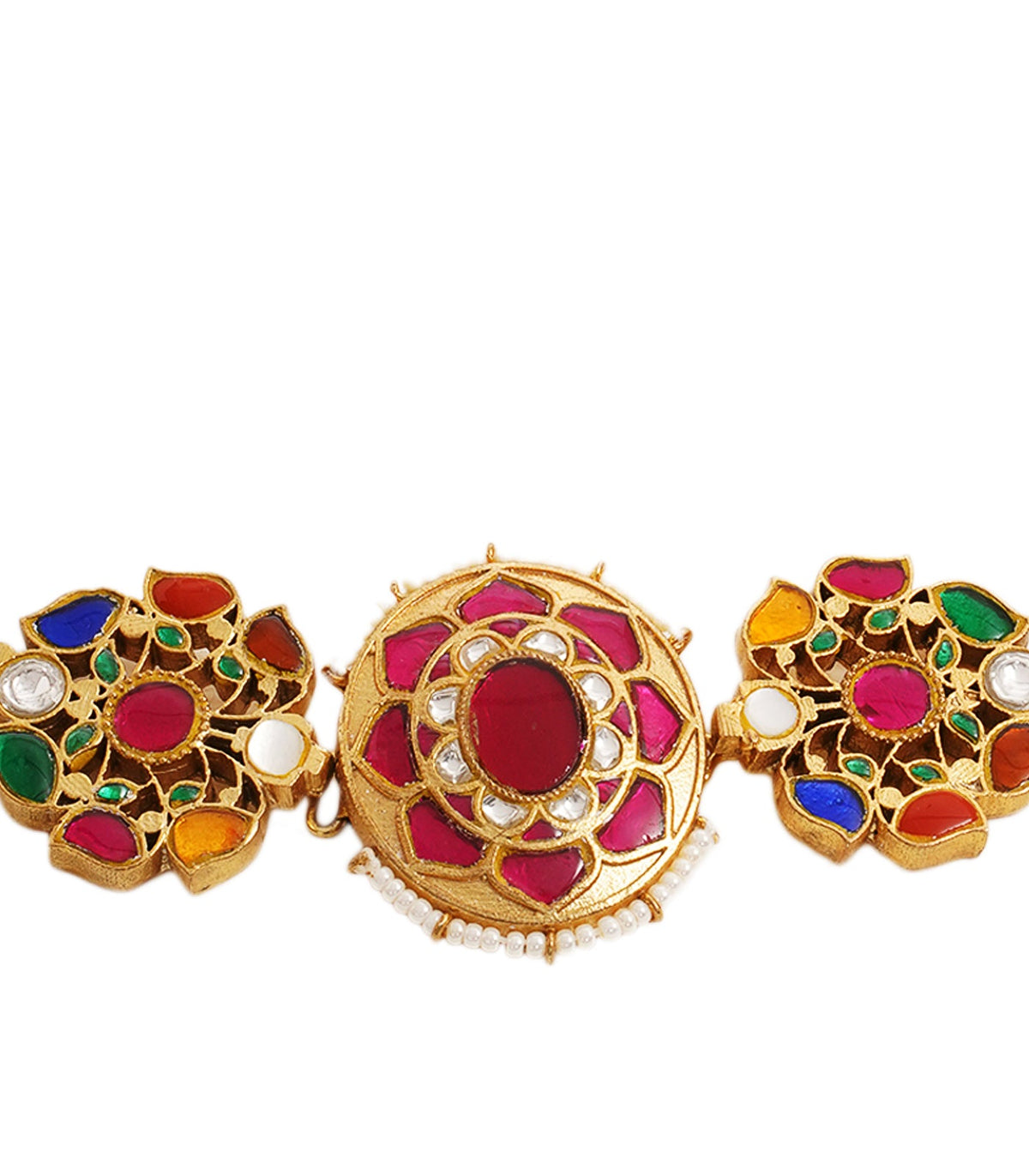 SHRAVYA NAVRATAN KUNDAN CHOKER SET