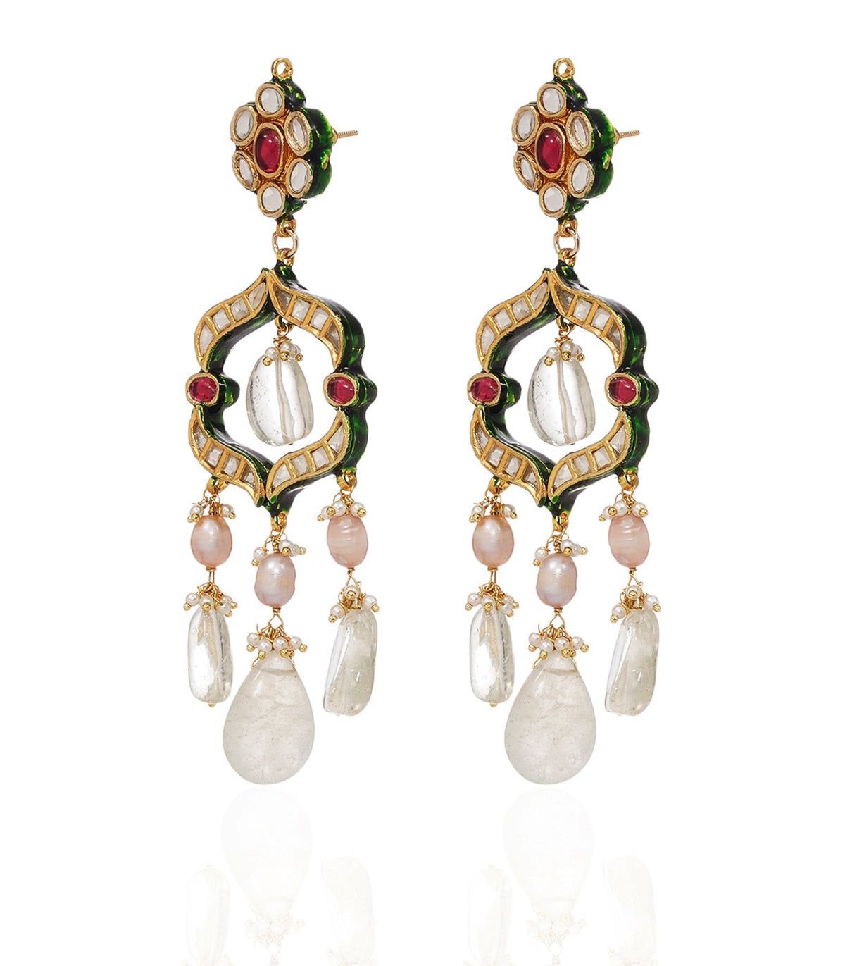 HAMSIKA RED KUNDAN CHOKER SET