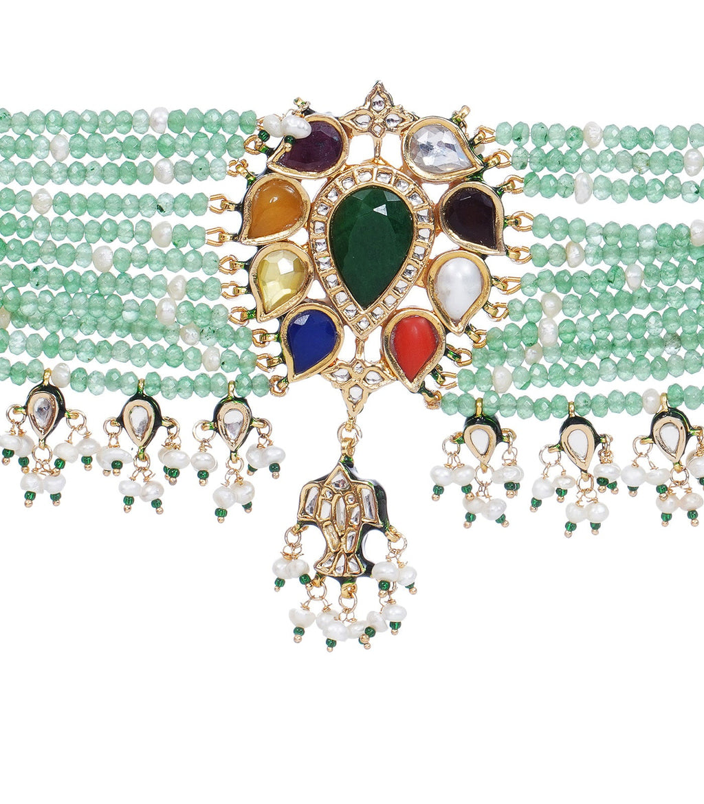 GAZLEEN NAVRATAN KUNDAN CHOKER