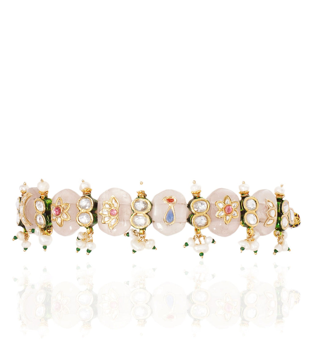 ZUBAIDA PINK KUNDAN CHOKER