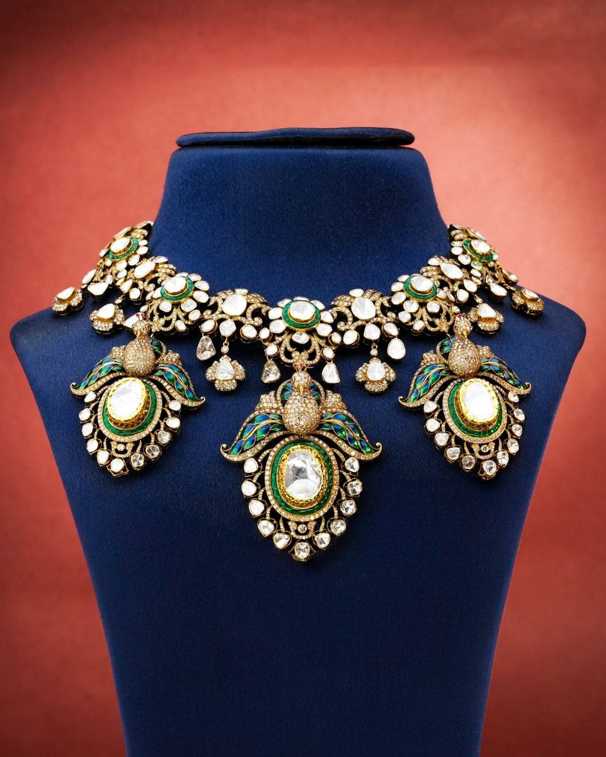 Vivienne Polki And Diamond Necklace