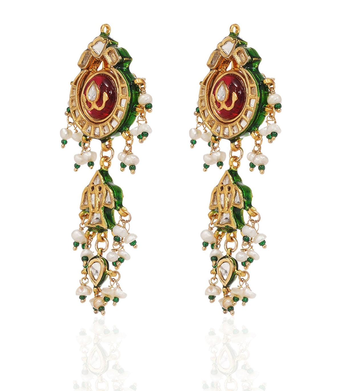 HARIKA RED KUNDAN CHOKER SET