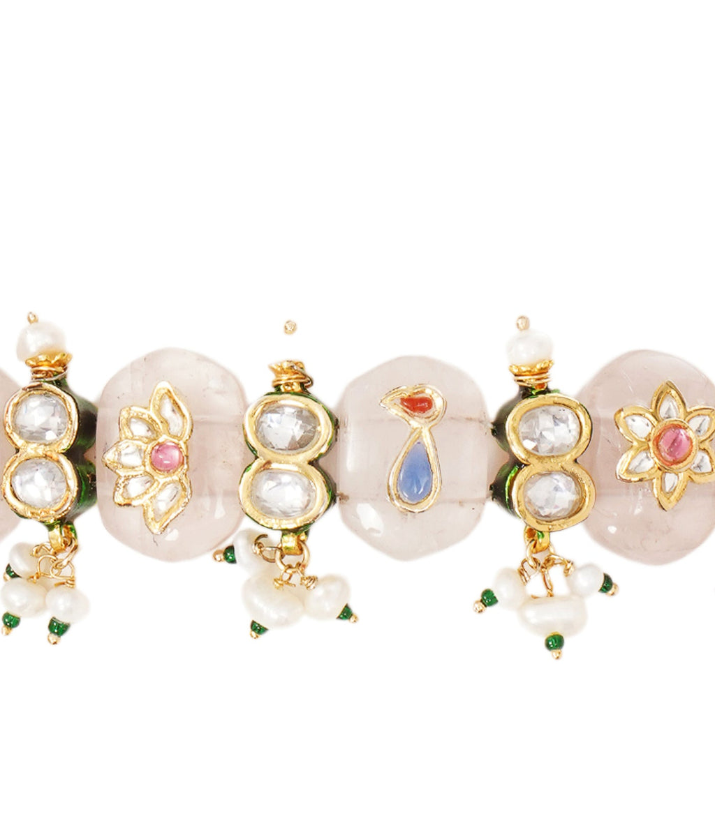 ZUBAIDA PINK KUNDAN CHOKER