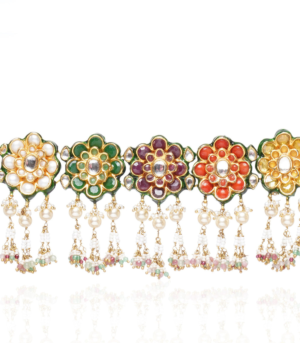 Aawanya Navratan Choker Set