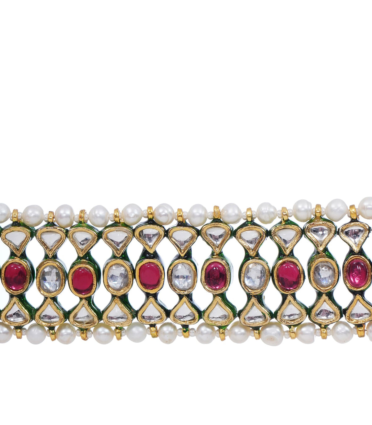 MANYATA RED KUNDAN CHOKER SET