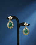 Opalina Polki And Diamond Long Earrings