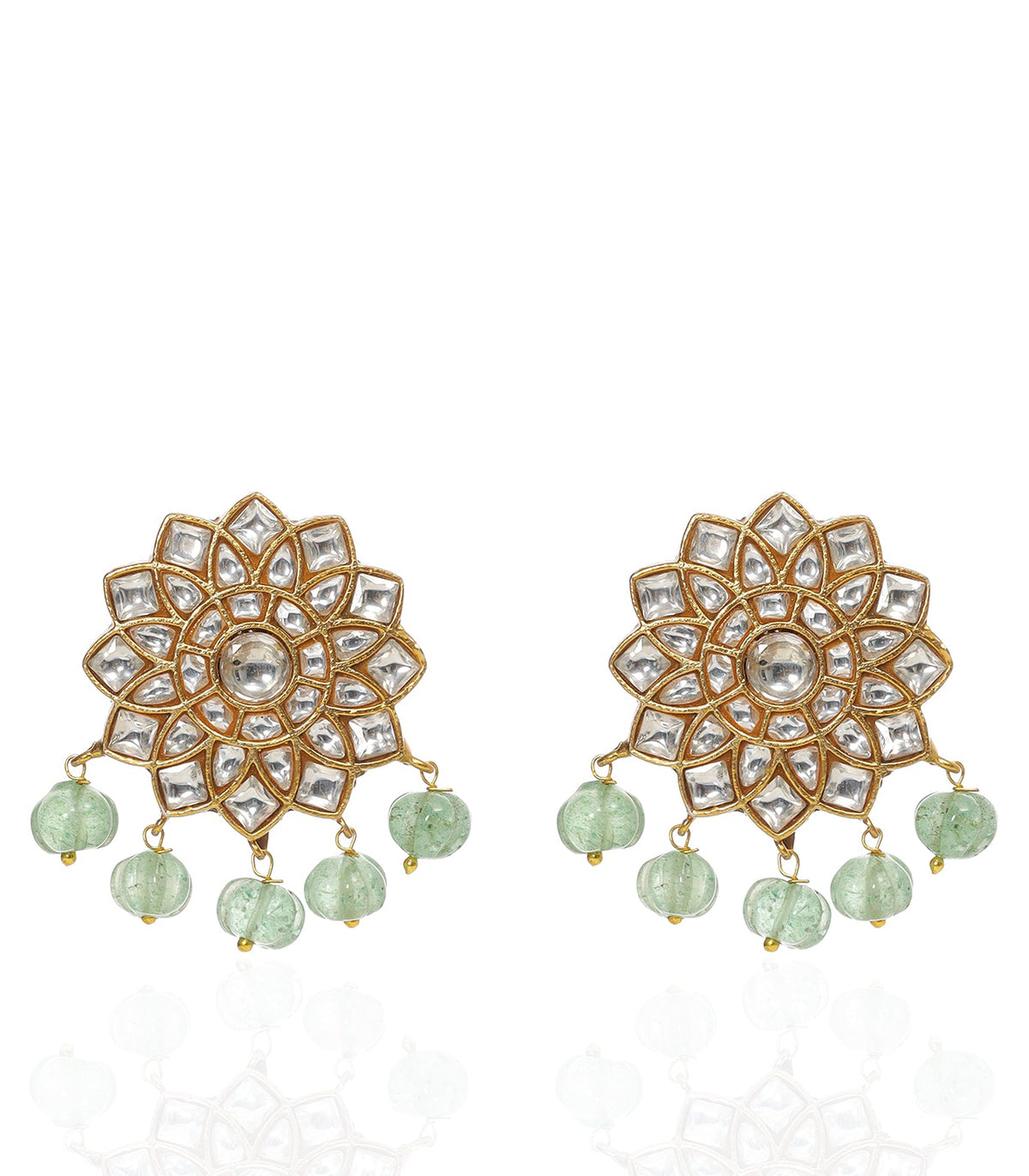 VANI GREEN KUNDAN CHOKER SET