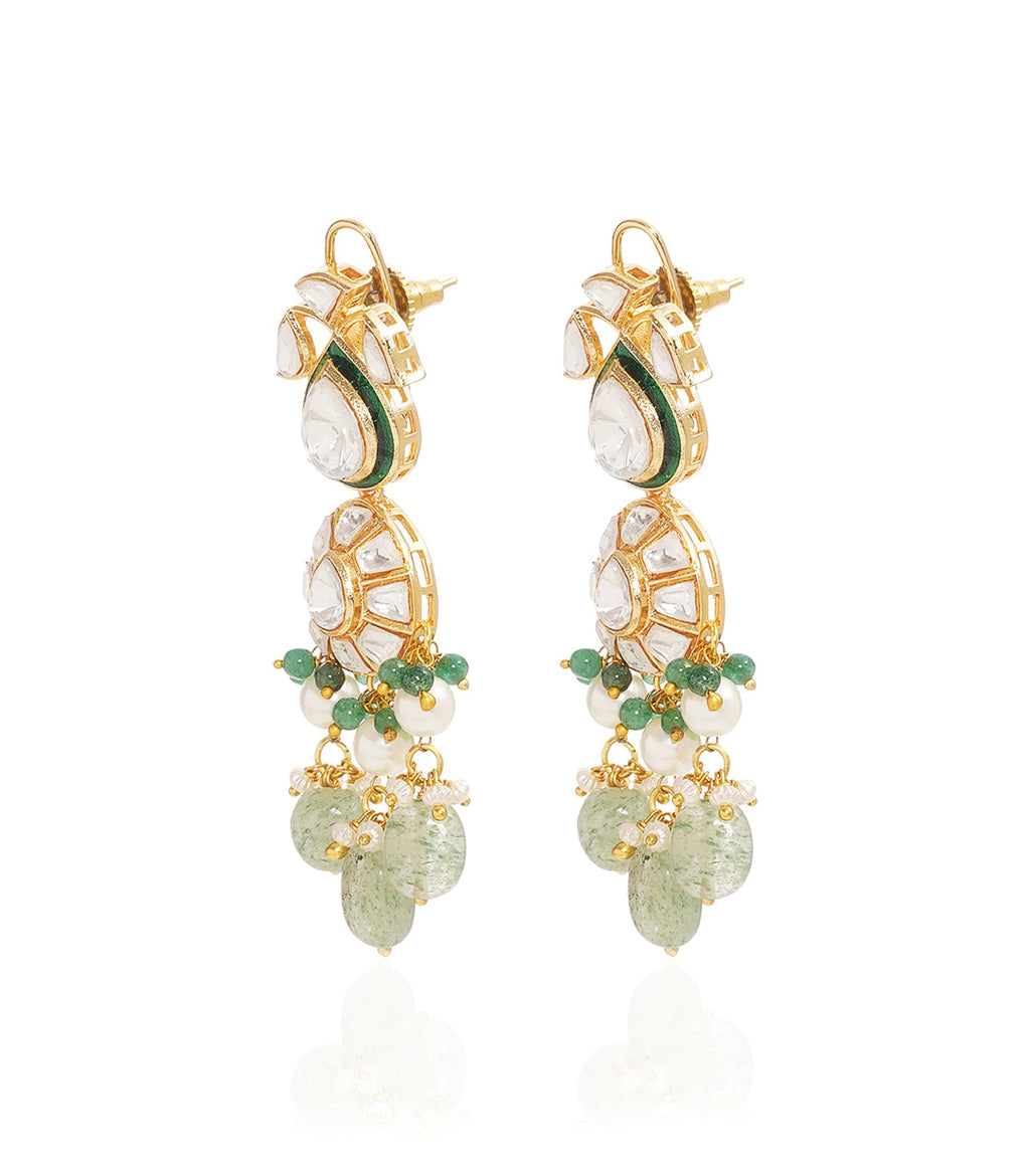 SIMRAN GREEN POLKI CHOKER SET