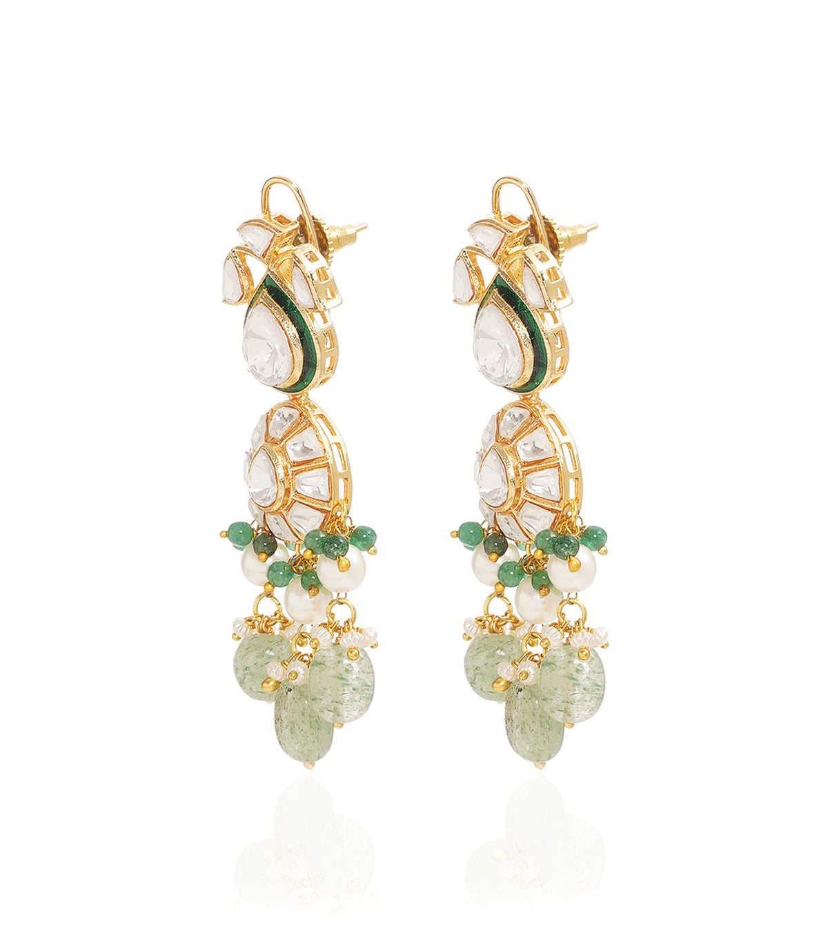 SIMRAN GREEN POLKI CHOKER SET