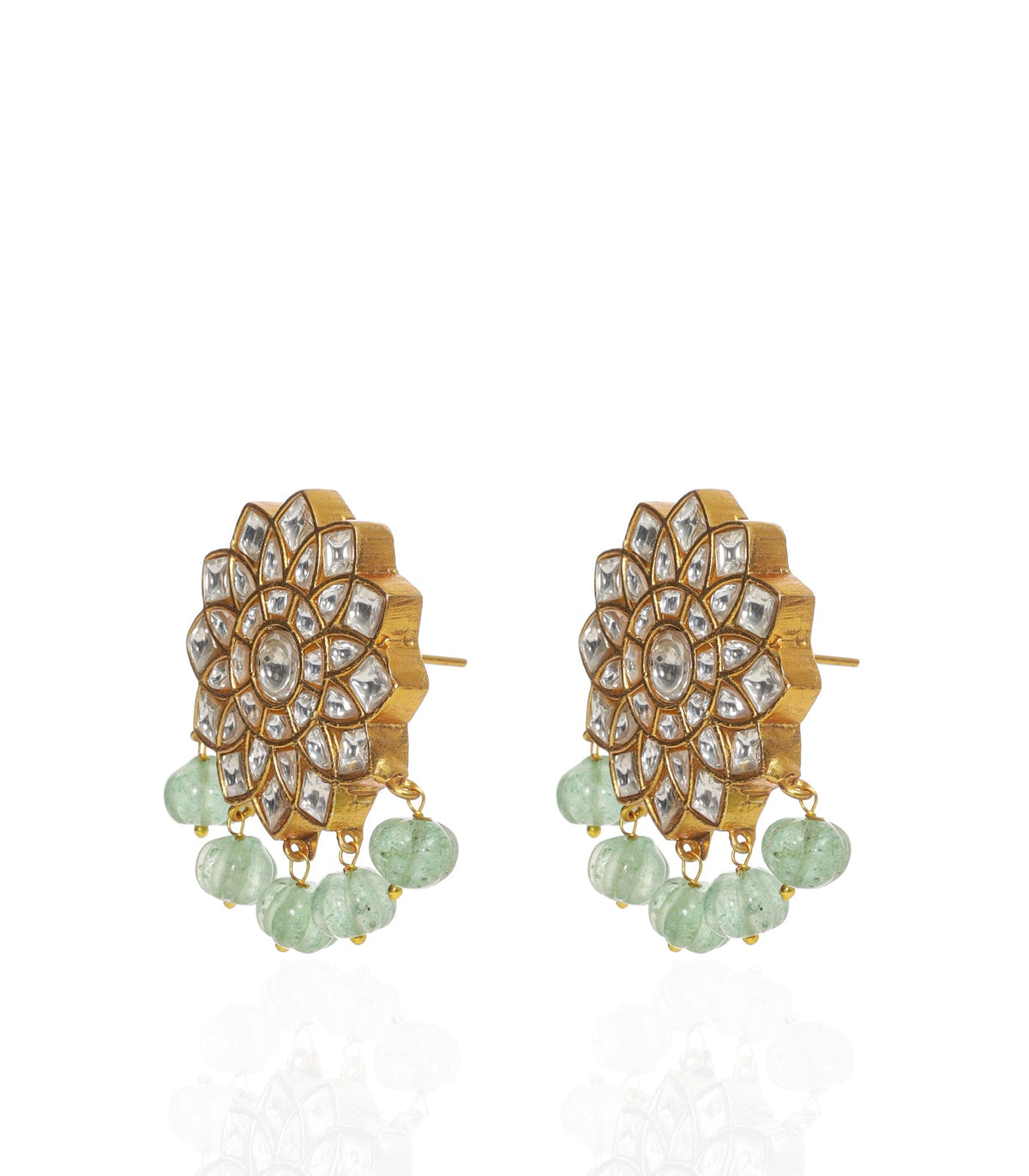 VANI GREEN KUNDAN CHOKER SET