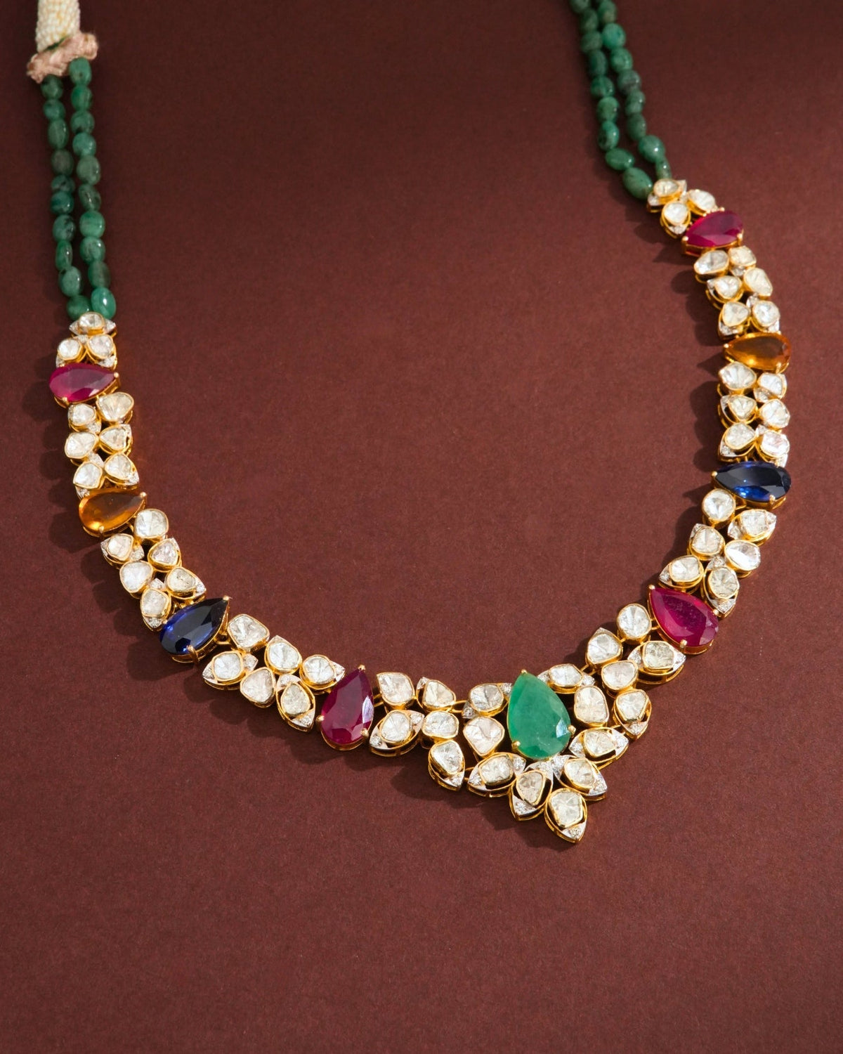 Surabhi Polki And Diamond Necklace