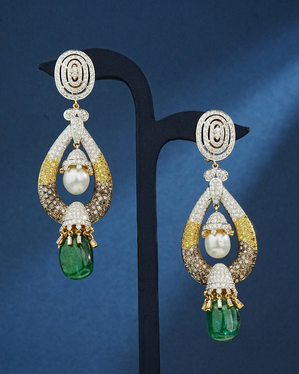 Makya Diamond Long Earrings