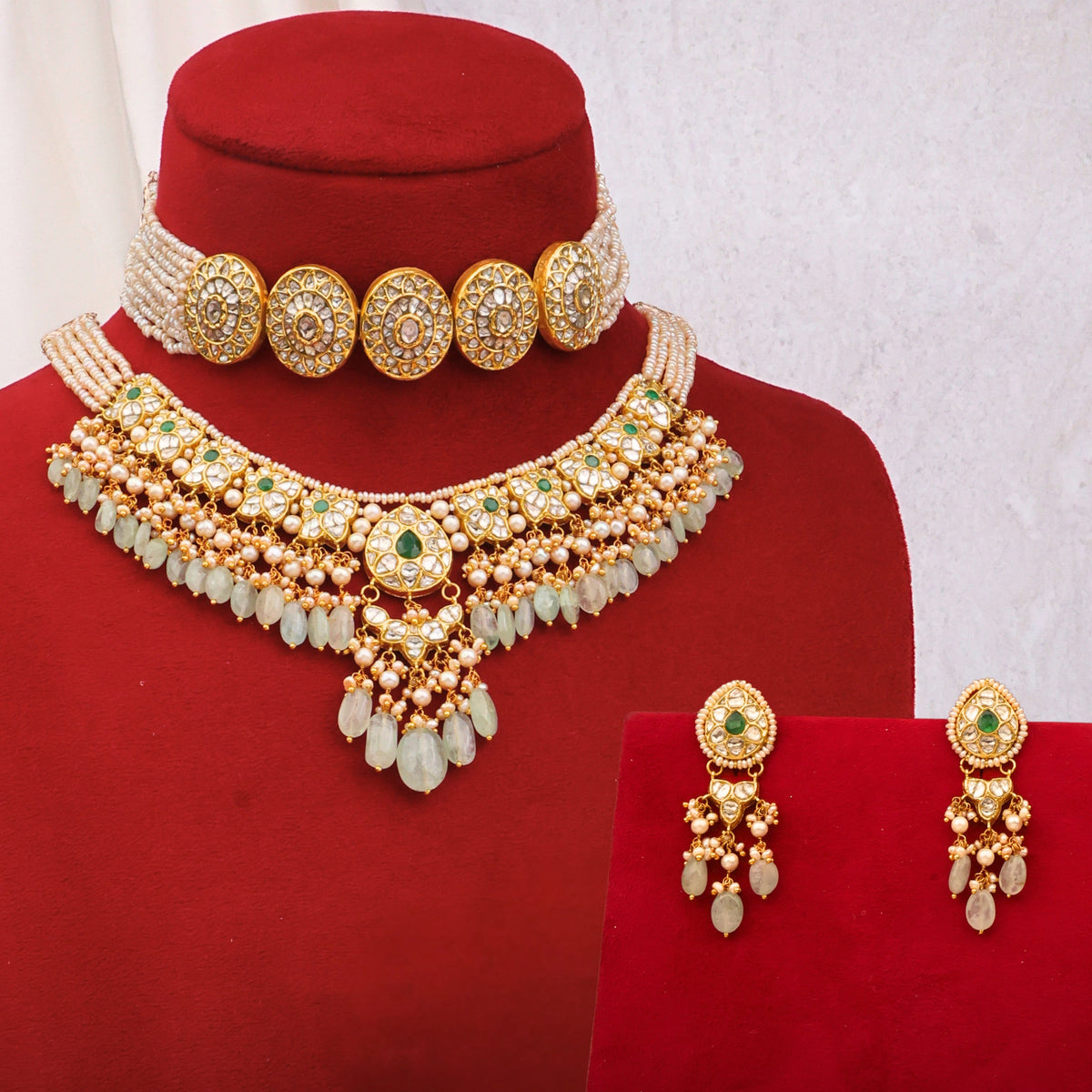 Tejal Bridal Polki Set