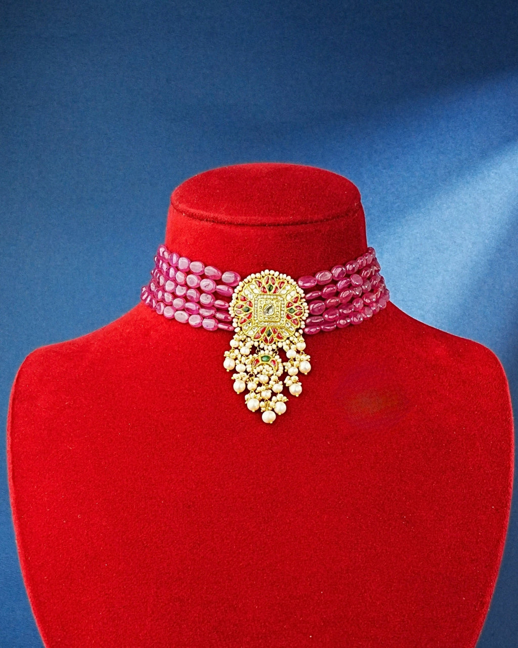 Shanaya Polki Bead Choker