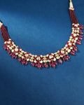 Dhwani Polki And Diamond Necklace