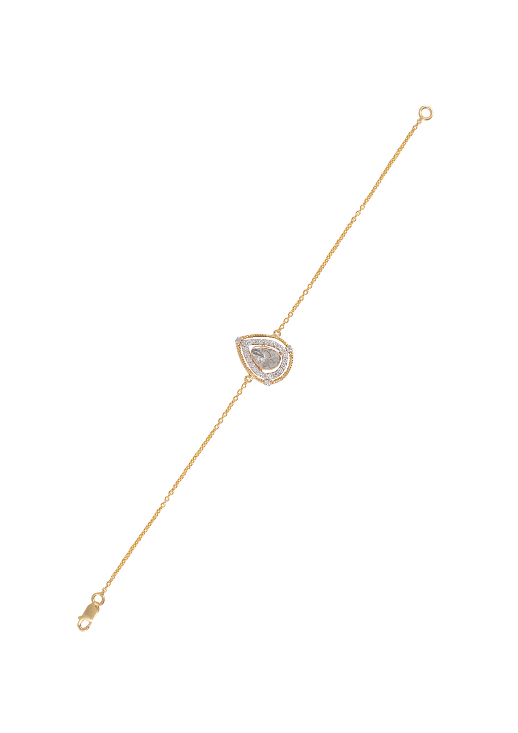 Tina Polki And Diamond Loose Bracelet