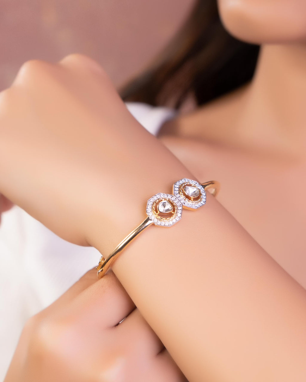 Emily Polki And Diamond Bangle