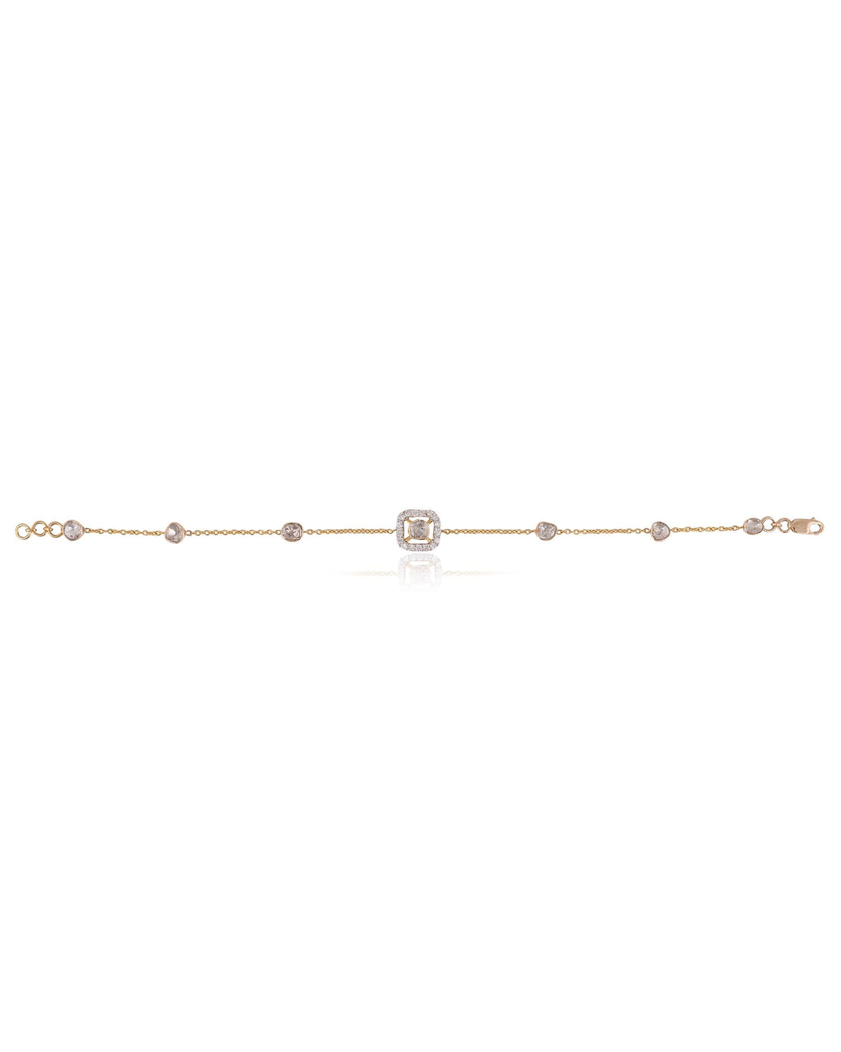 Sudhi Polki And Diamond Loose Bracelet