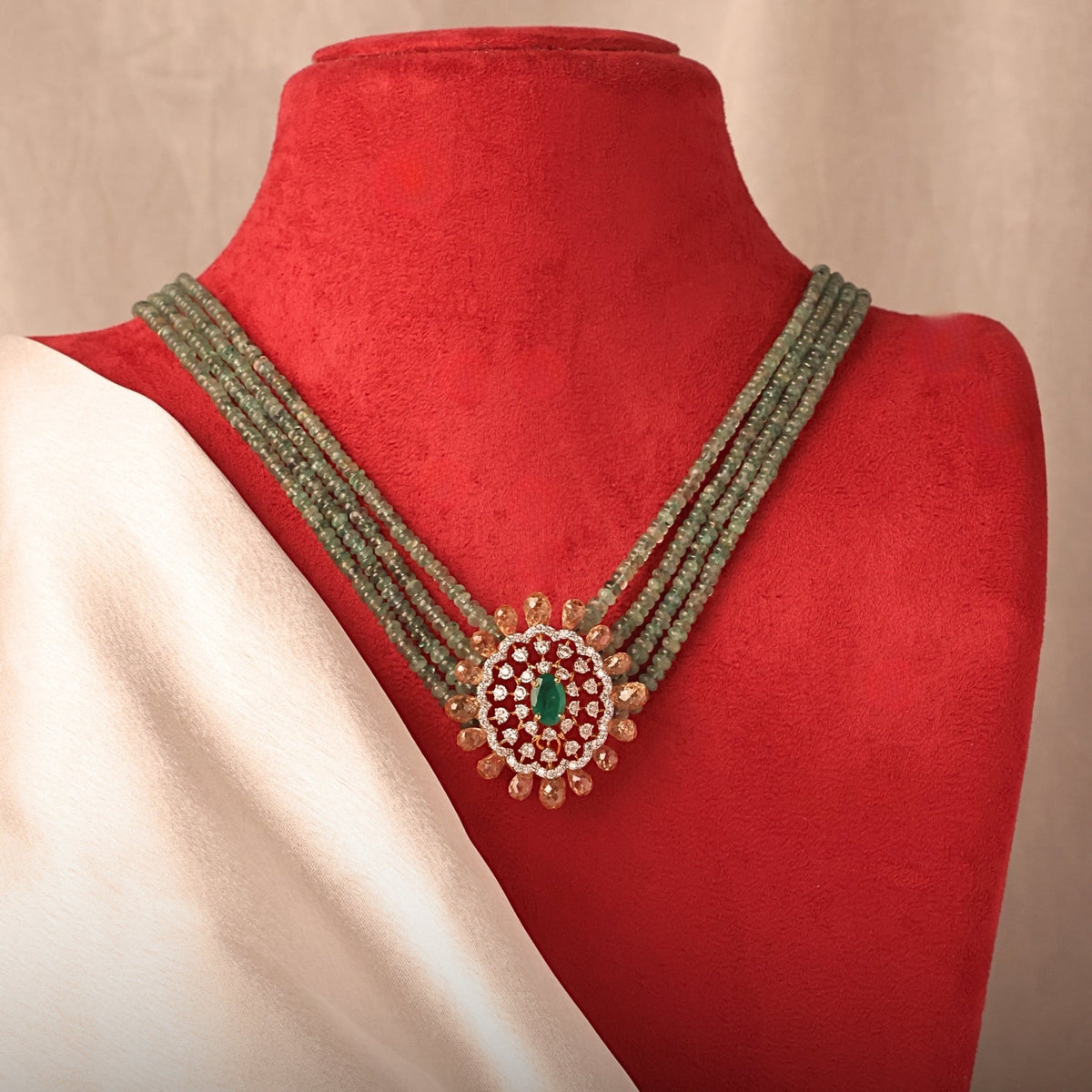 Jessica Bead Choker Bridal Set