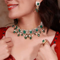 Amelia Bridal Polki And Diamond Set