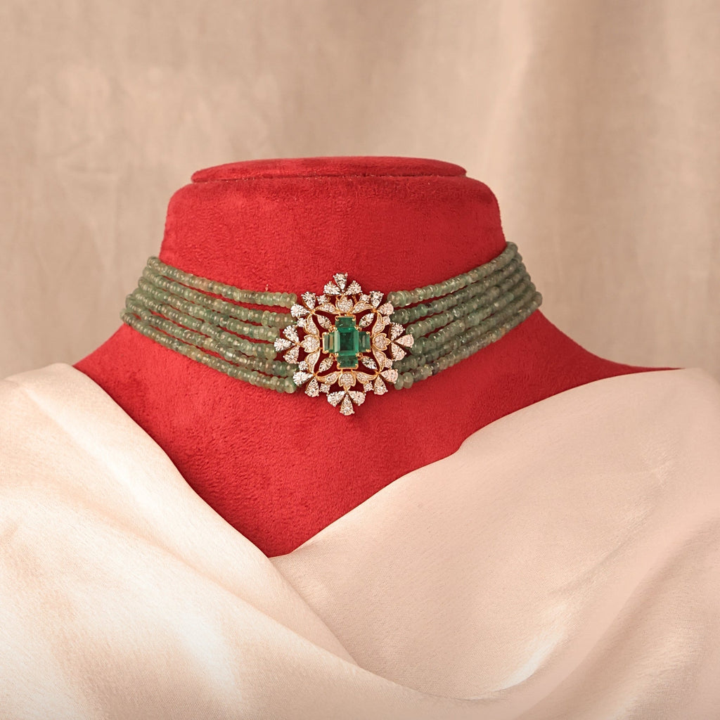 Jessica Bead Choker Bridal Set