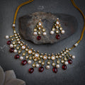 Nora Red Kundan Necklace
