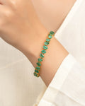 Sapna Emerald Loose Bracelet