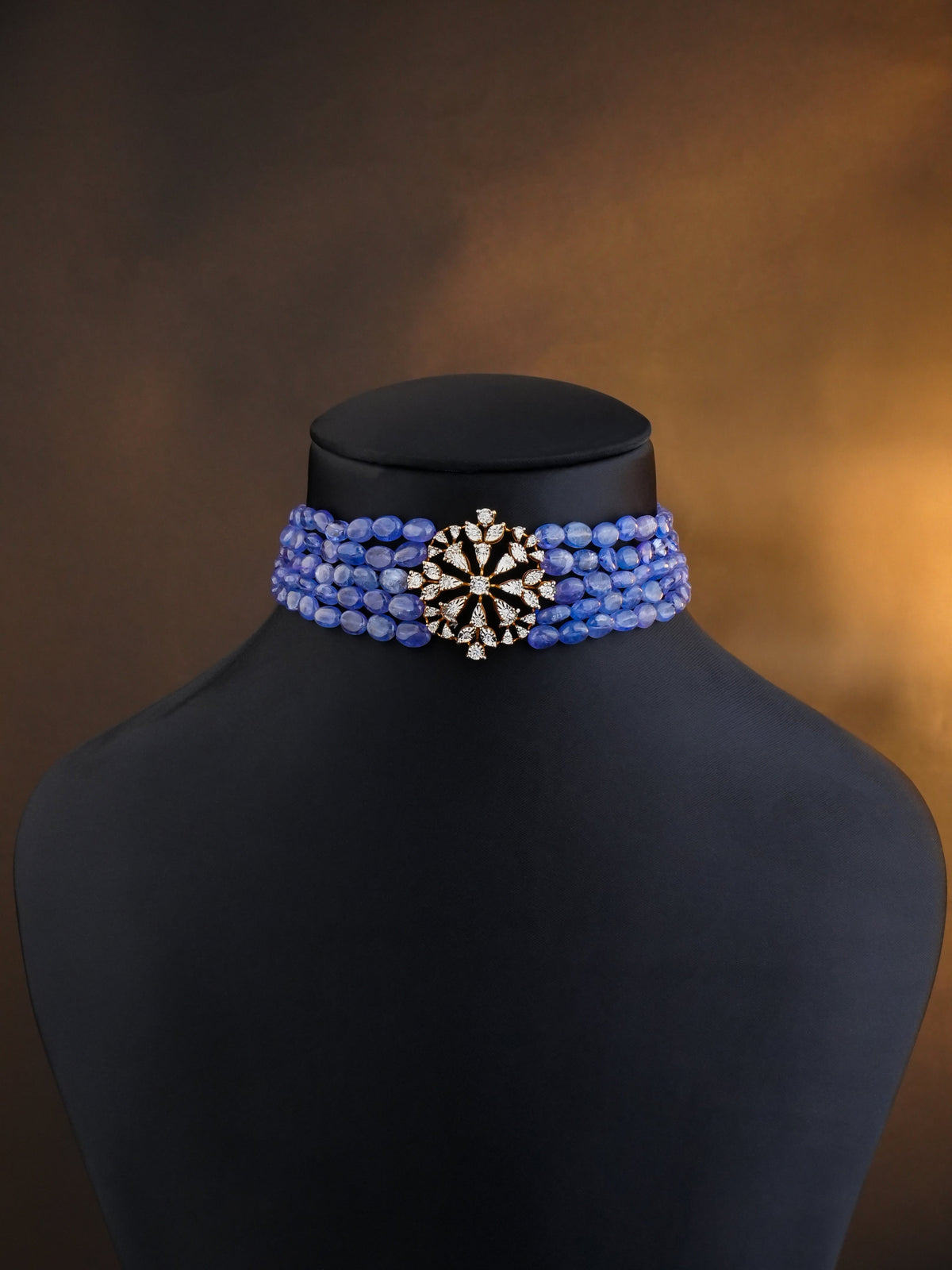 Arisya Diamond Bead Choker