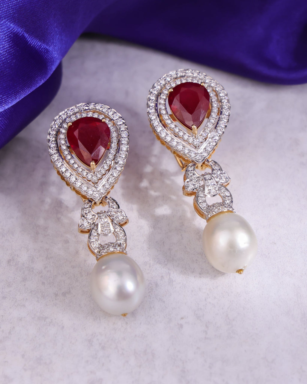 Diamond Long Earrings