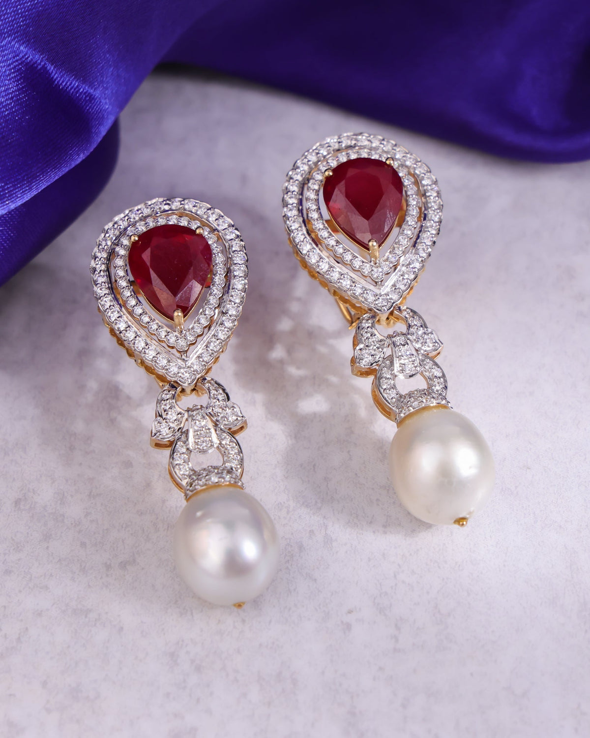 Diamond Long Earrings