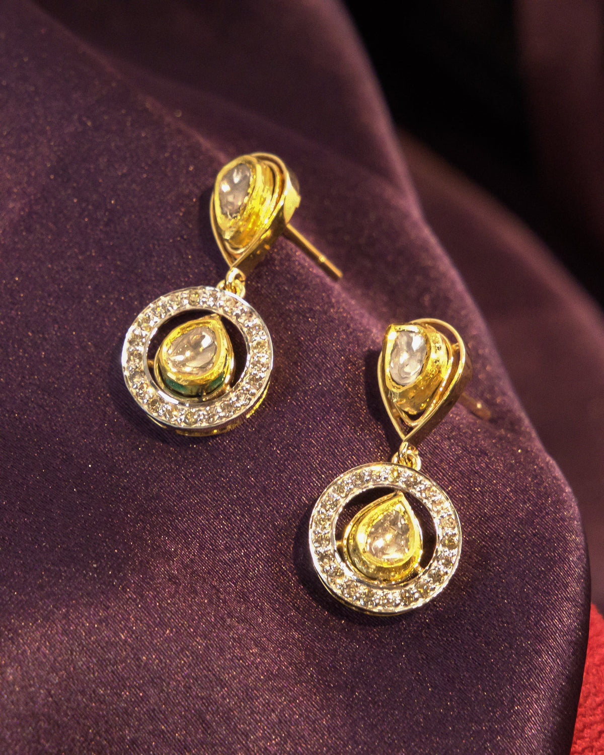 Zeena Polki And Diamond Tops