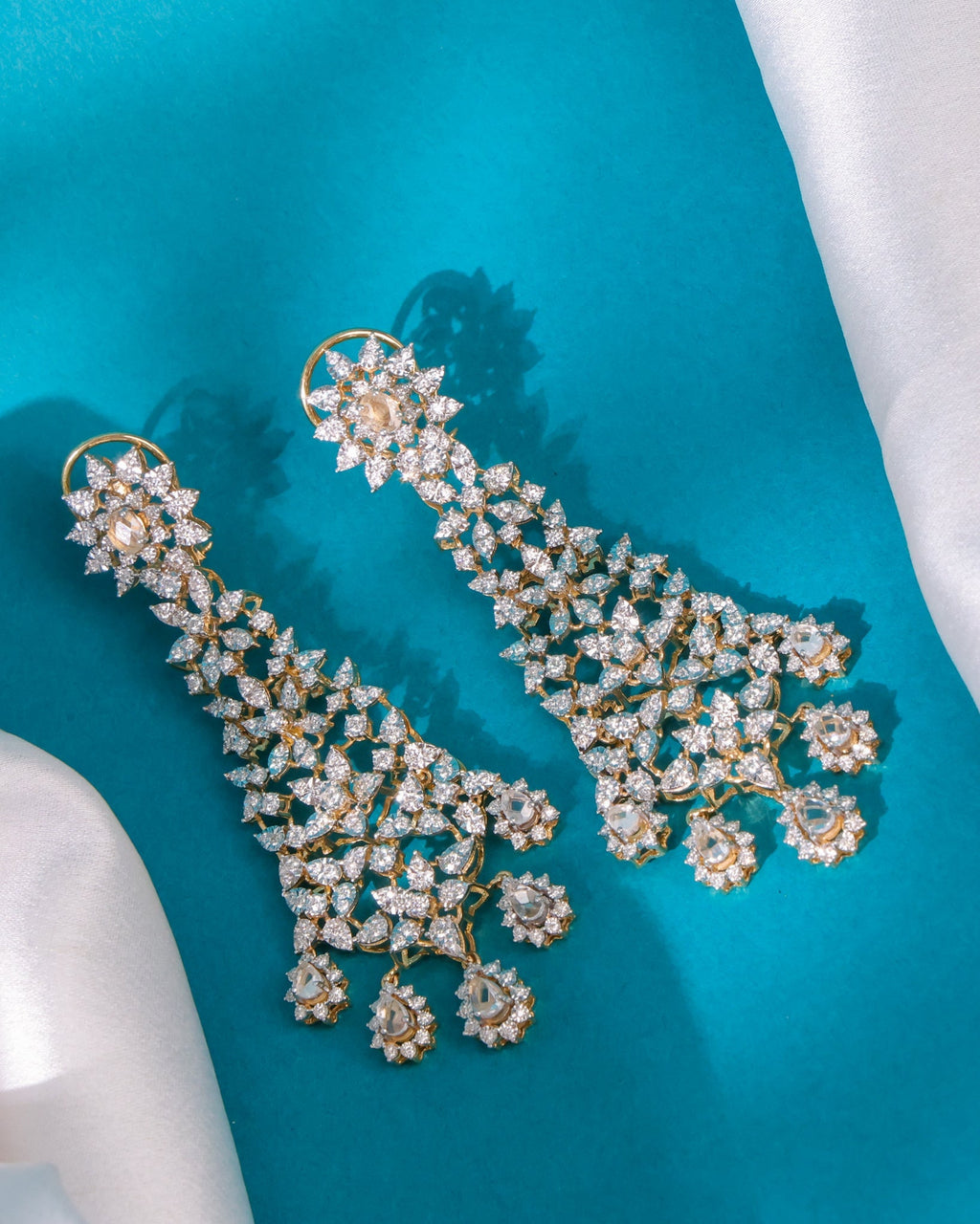 Eliana Diamond Long Earrings