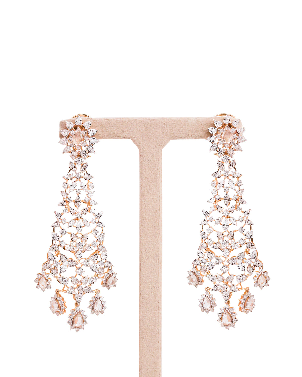 Eliana Diamond Long Earrings