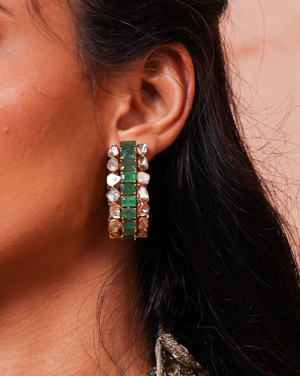 Ritika Polki Hoops
