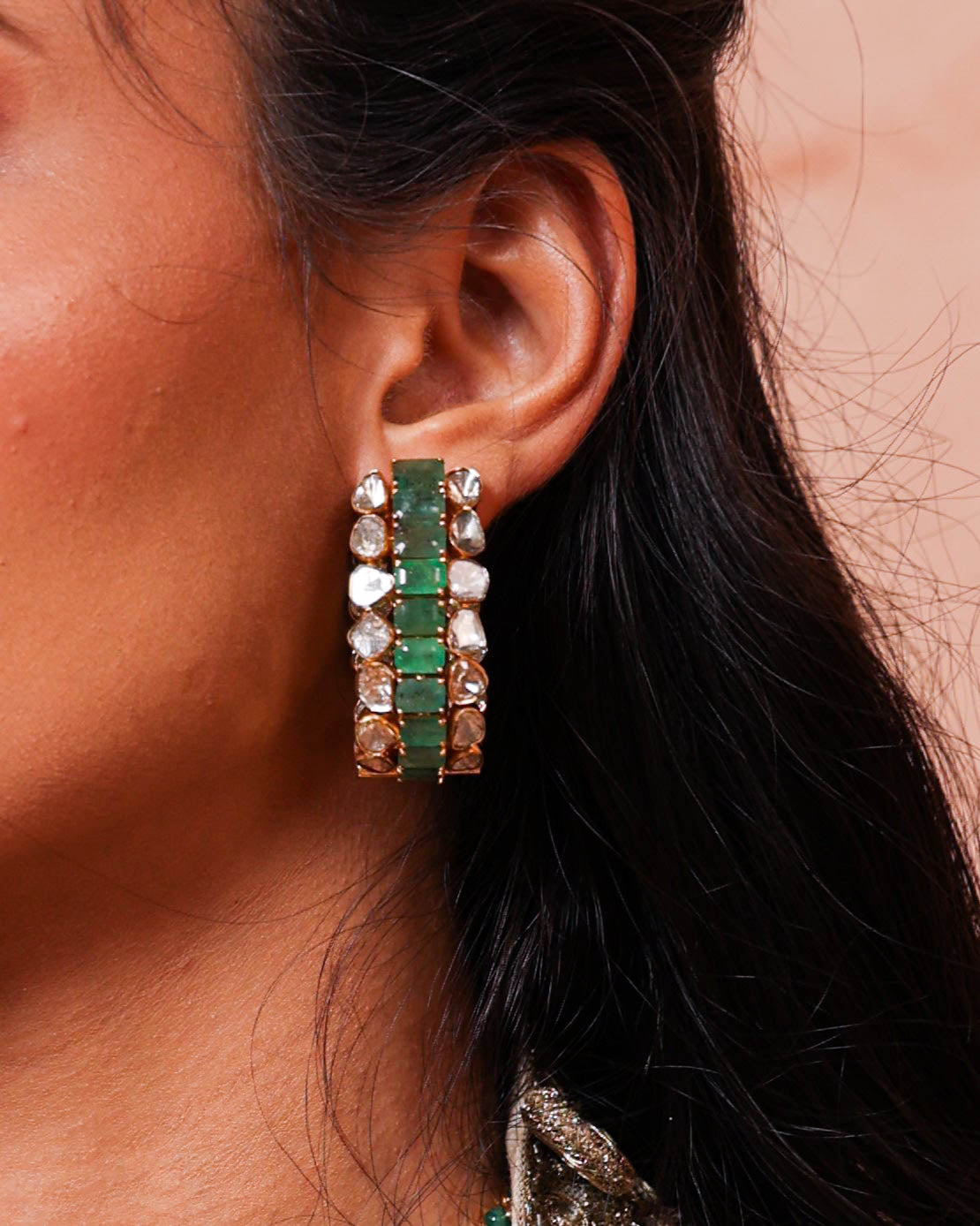 Ritika Polki Hoops