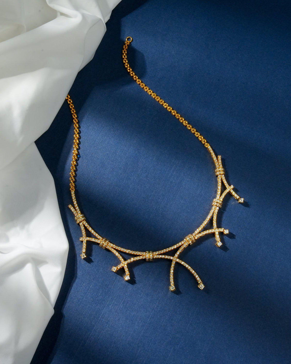Anne Diamond Necklace