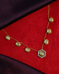 Misha Polki And Diamond Pendant