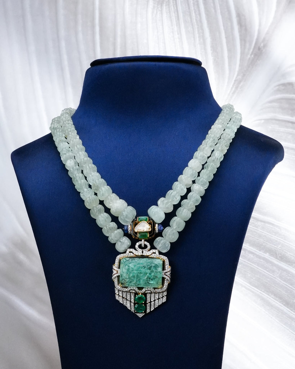 Claire Polki And Diamond Bead Pendant
